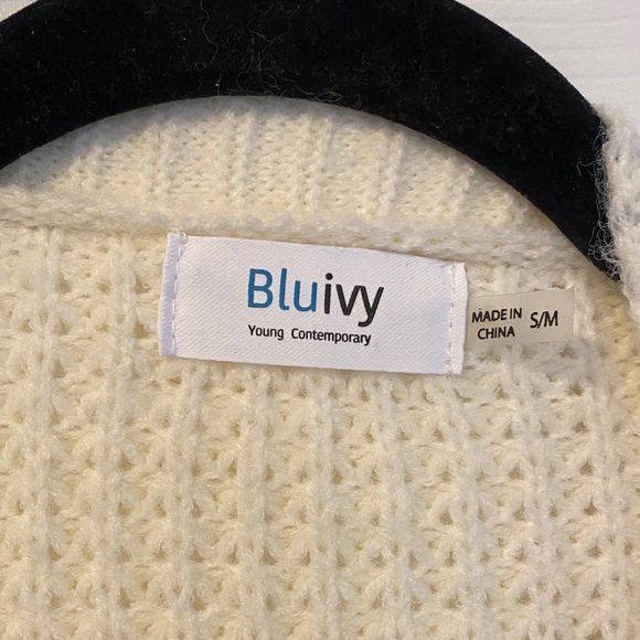 Bluivy Cream Knit Cardigan - Picture 2 of 6